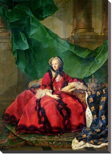 Постер Portrait of Maria Leszczynska in Daily Dress с типом исполнения На холсте без рамы