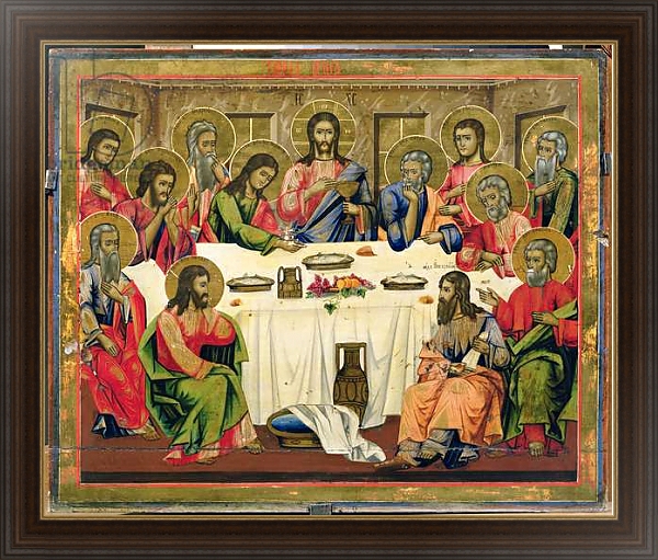 Постер The Last Supper 1 с типом исполнения На холсте в раме в багетной раме 1.023.151