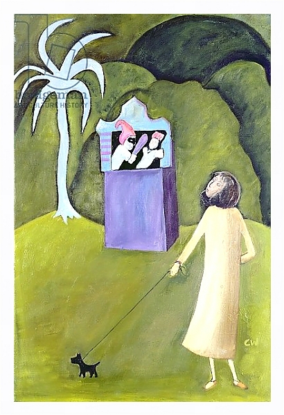 Постер Punch and Judy, 1983 с типом исполнения На холсте в раме в багетной раме 221-03