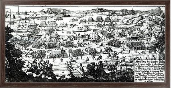 Постер The Battle of the Boyne, c.1690 с типом исполнения На холсте в раме в багетной раме 221-02