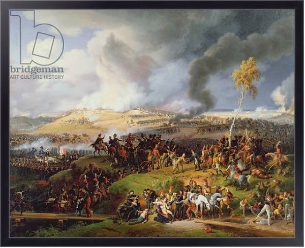 Постер Battle of Moscow, 7th September 1812, 1822 с типом исполнения На холсте в раме в багетной раме 221-01