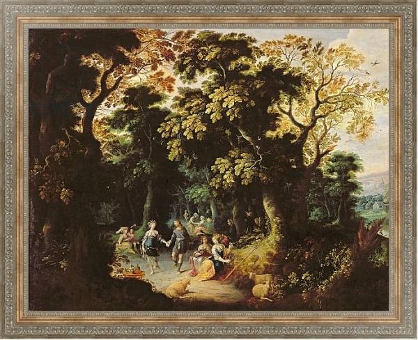 Постер The Dance in the Forest с типом исполнения На холсте в раме в багетной раме 484.M48.310