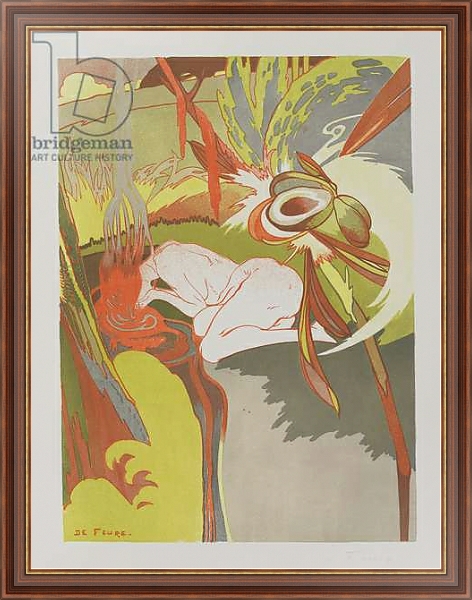 Постер La Source du Mal, 1894 с типом исполнения На холсте в раме в багетной раме 35-M719P-83