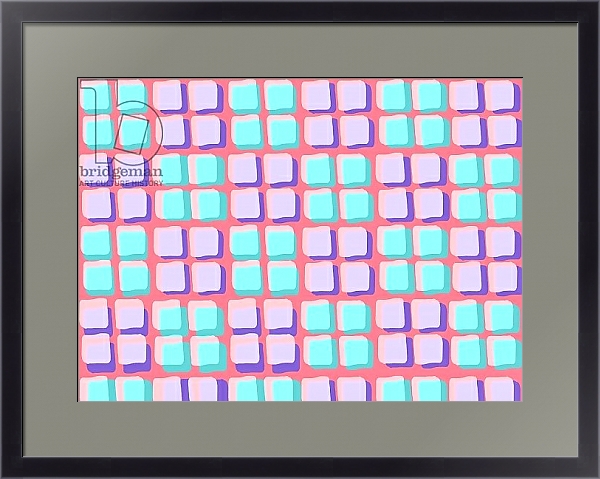Постер Lots of Squares, 2011 с типом исполнения Под стеклом в багетной раме 221-01