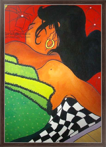 Постер Sleeping girl, 2001, oil on canvas с типом исполнения На холсте в раме в багетной раме 221-02