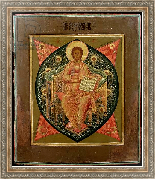 Постер Christ Pantocrator с типом исполнения На холсте в раме в багетной раме 484.M48.310