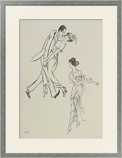 Постер Mme Heeren, Isadora Duncan с типом исполнения Под стеклом в багетной раме 1727.2510