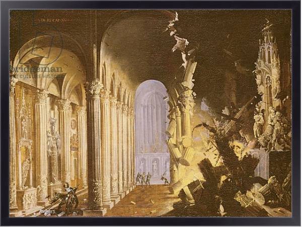 Постер King Asa of Judah destroying the statue of Priapus с типом исполнения На холсте в раме в багетной раме 221-01