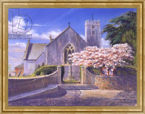 Постер Springtime at St Mary's, 2004 с типом исполнения На холсте в раме в багетной раме NA033.1.051