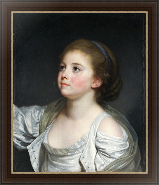 Постер Девушка с типом исполнения На холсте в раме в багетной раме 1.023.151
