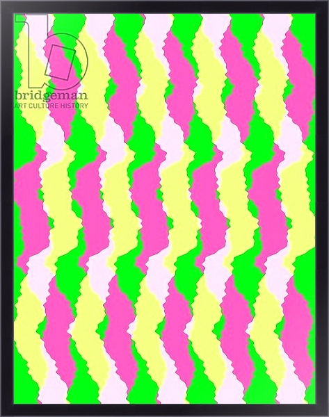 Постер Funky Stripes, 2011 с типом исполнения На холсте в раме в багетной раме 221-01