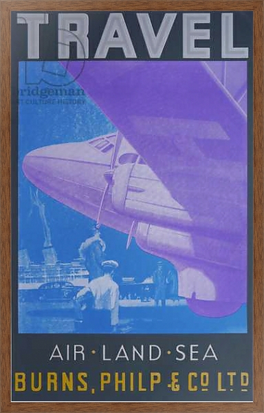 Постер Travel: Air, Land Sea с типом исполнения На холсте в раме в багетной раме 1727.4310