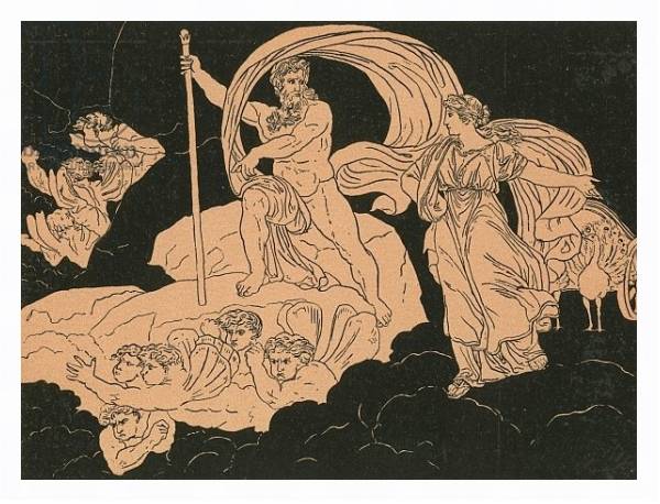 Постер Juno and Aeolus с типом исполнения На холсте в раме в багетной раме 221-03