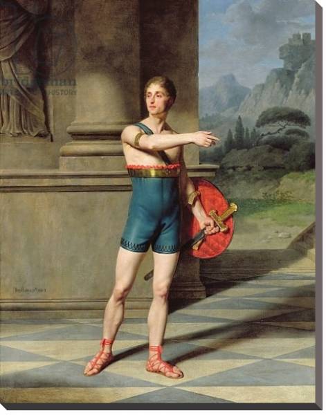 Постер Portrait of Nicolas Baptiste in the role of Horace с типом исполнения На холсте без рамы