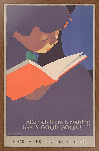 Постер After all; there is nothing like a good book! с типом исполнения На холсте в раме в багетной раме 1727.4310