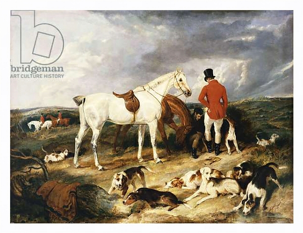 Постер The Change, 1823 с типом исполнения На холсте в раме в багетной раме 221-03