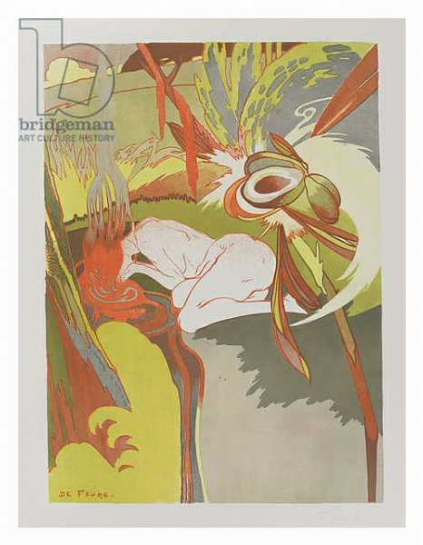 Постер La Source du Mal, 1894 с типом исполнения На холсте в раме в багетной раме 221-03