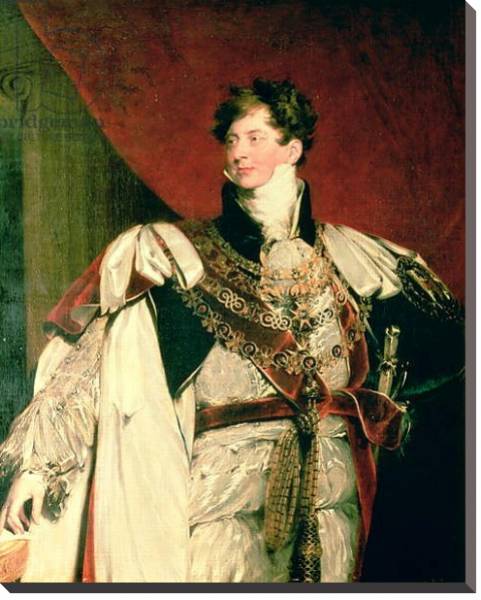 Постер George IV с типом исполнения На холсте без рамы