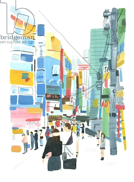Постер Akihabara, 2015 с типом исполнения На холсте без рамы
