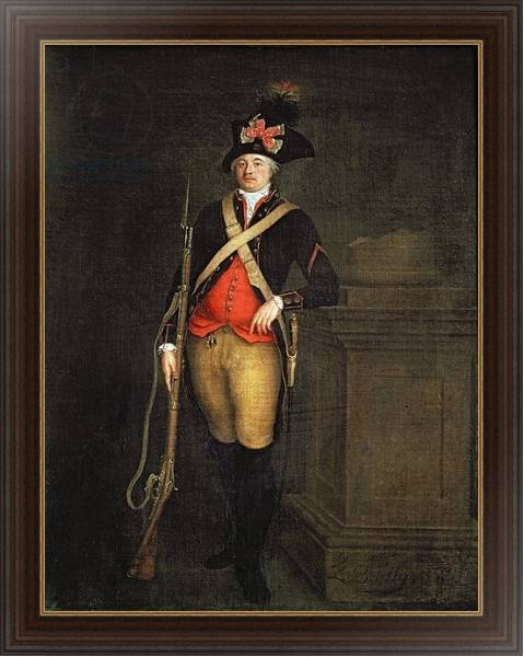 Постер Portrait of Louis-Philippe-Joseph d'Orleans с типом исполнения На холсте в раме в багетной раме 1.023.151