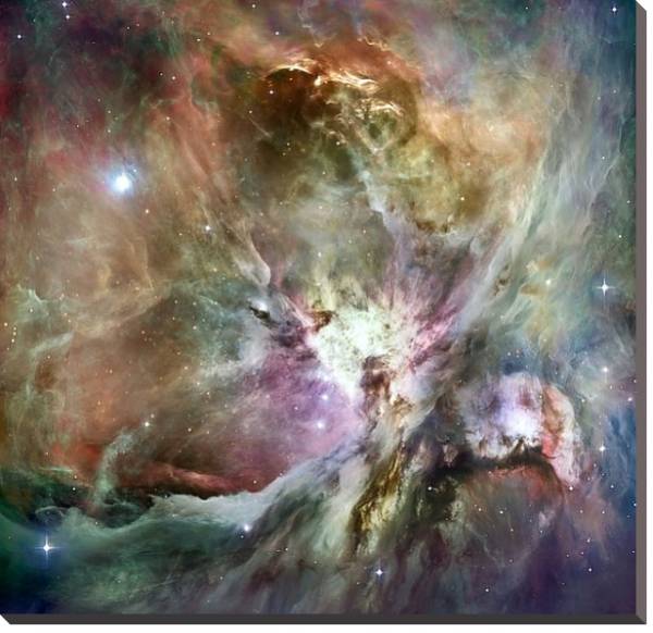 Постер Туманность Ориона, созвездие с типом исполнения На холсте без рамы