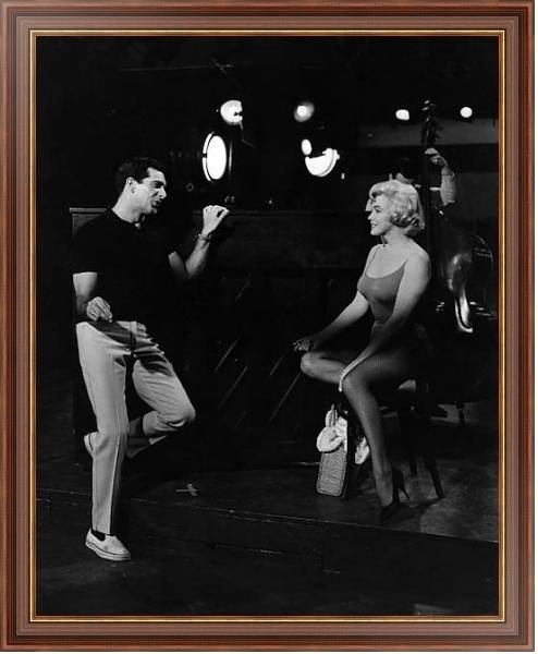 Постер Monroe, Marilyn 132 с типом исполнения На холсте в раме в багетной раме 35-M719P-83
