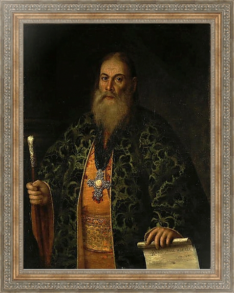 Постер Портрет Дубьянского с типом исполнения На холсте в раме в багетной раме 484.M48.310