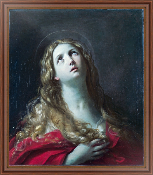 Постер Святая Мария Магдалена с типом исполнения На холсте в раме в багетной раме 35-M719P-83