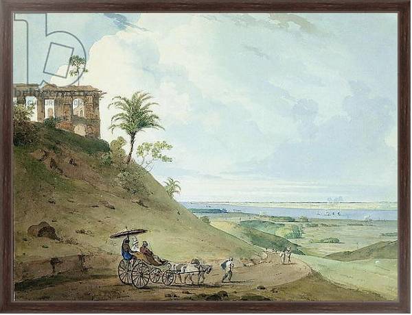 Постер Ruins on Pir Pihar, near Monghy, Bihar, 1790 с типом исполнения На холсте в раме в багетной раме 221-02
