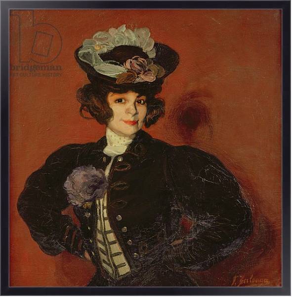 Постер Portrait of a Woman 12 с типом исполнения На холсте в раме в багетной раме 221-01