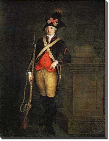 Постер Portrait of Louis-Philippe-Joseph d'Orleans с типом исполнения На холсте без рамы