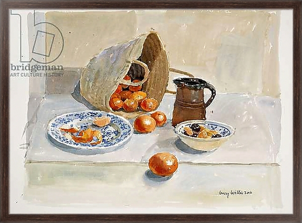 Постер Oranges and Leach Jug, 2011 с типом исполнения На холсте в раме в багетной раме 221-02