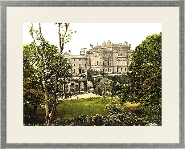 Постер Шотландия. Замок Калзин с типом исполнения Под стеклом в багетной раме 1727.2510