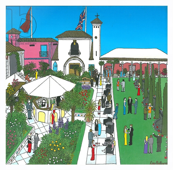 Постер The Roof Gardens, 2010, с типом исполнения На холсте в раме в багетной раме 221-03