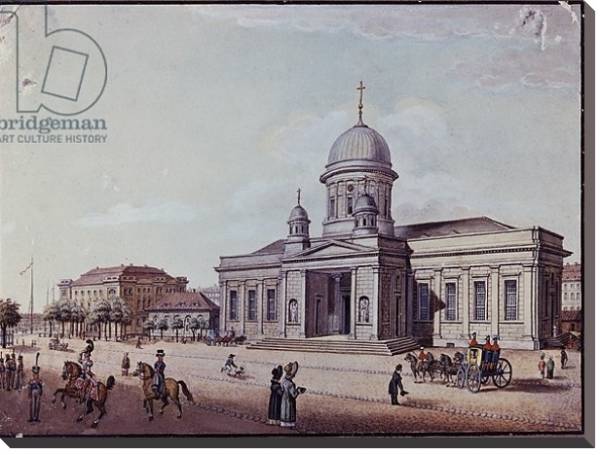 Постер The Castle and Cathedral Church, Berlin с типом исполнения На холсте без рамы