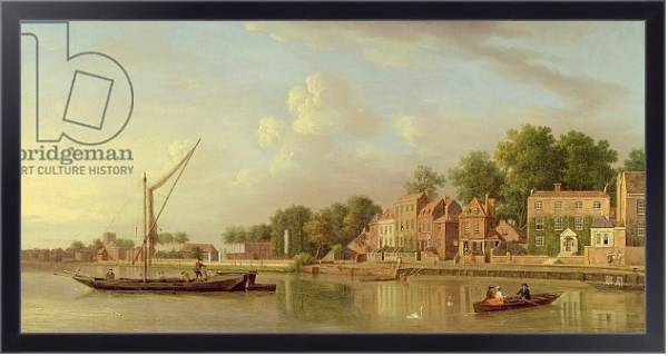 Постер The Thames at Twickenham, c.1760 с типом исполнения На холсте в раме в багетной раме 221-01