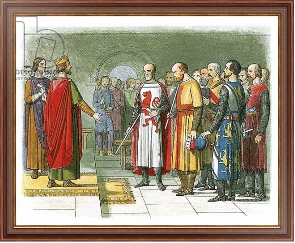 Постер King Henry III and his Parliament с типом исполнения На холсте в раме в багетной раме 35-M719P-83