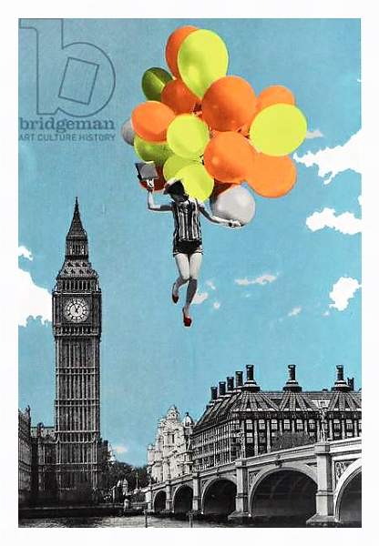 Постер Balloons, 2017, с типом исполнения На холсте в раме в багетной раме 221-03