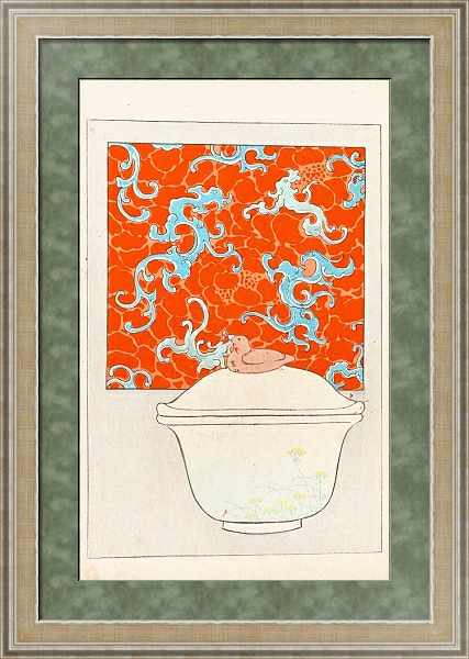 Постер Shin zuan, Pl.02 с типом исполнения Акварель в раме в багетной раме 485.M40.584