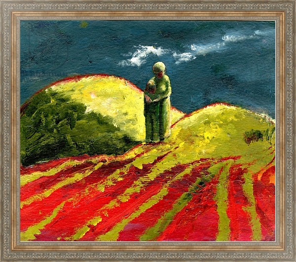 Постер Red Earth, 2015, с типом исполнения На холсте в раме в багетной раме 484.M48.310
