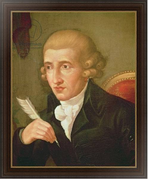 Постер Portrait of Joseph Haydn с типом исполнения На холсте в раме в багетной раме 1.023.151