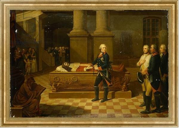 Постер Frederick II in the Elector's Crypt с типом исполнения На холсте в раме в багетной раме NA033.1.051