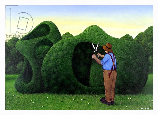 Постер Moore Topiary с типом исполнения На холсте в раме в багетной раме 221-03