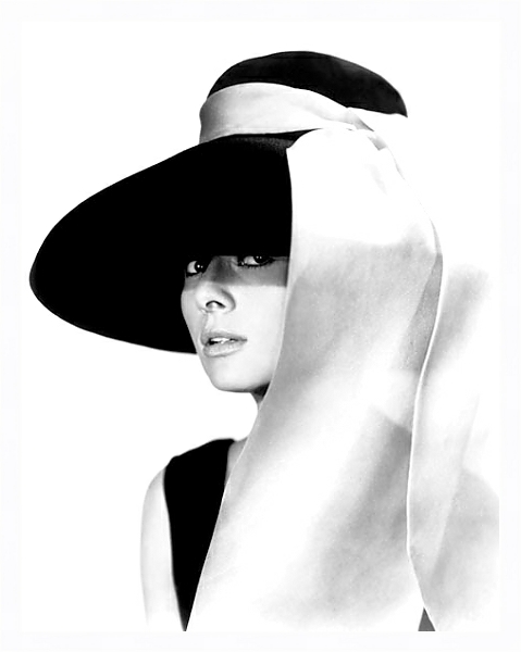 Постер Hepburn, Audrey (Breakfast At Tiffany's) 15 с типом исполнения На холсте в раме в багетной раме 221-03