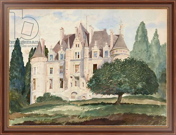 Постер Chateau de la Roche Bagnoles, Normandy, 1935 с типом исполнения На холсте в раме в багетной раме 35-M719P-83