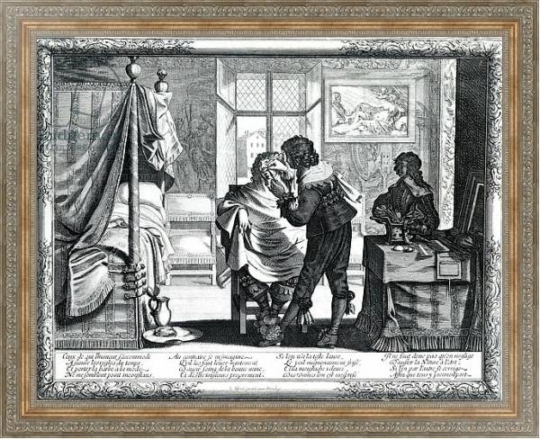 Постер les Metiers, published by Jean Leblond I, c.1632-1635 с типом исполнения На холсте в раме в багетной раме 484.M48.310
