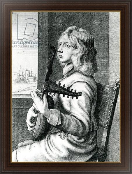 Постер Baroque Lute player с типом исполнения На холсте в раме в багетной раме 1.023.151