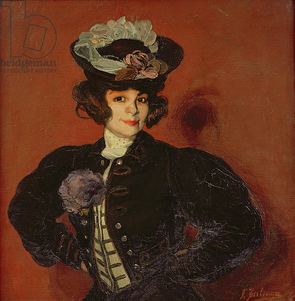 Постер Portrait of a Woman 12 с типом исполнения На холсте без рамы