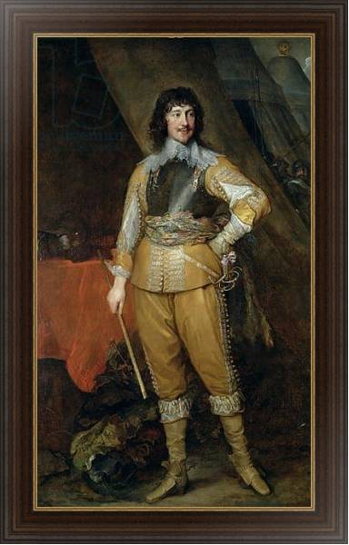 Постер Portrait of Mountjoy Blount, Earl of Newport c.1637-8 с типом исполнения На холсте в раме в багетной раме 1.023.151