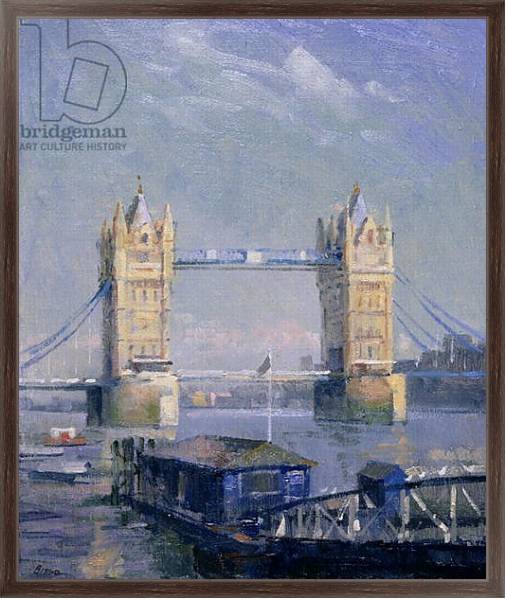 Постер Tower Bridge с типом исполнения На холсте в раме в багетной раме 221-02